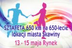 Zapraszamy do udzia�u w sztafecie „650 km na 650-lecie”